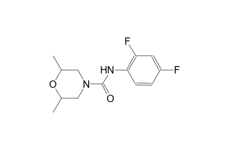 4-morpholinecarboxamide, N-(2,4-difluorophenyl)-2,6-dimethyl-