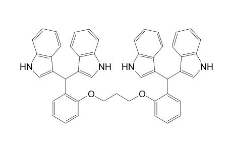 1,3-Bis-[2,2'-Bis(3,3'-diindolyl)methylphenoxy]propane