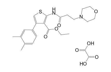 ethyl 4-(3,4-dimethylphenyl)-2-(3-morpholinopropanamido)thiophene-3-carboxylate oxalate