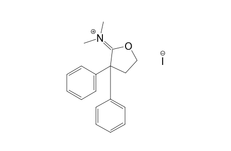 (dihydro-3,3-diphenyl-2(3H)-furylidene)dimethylammonium iodide