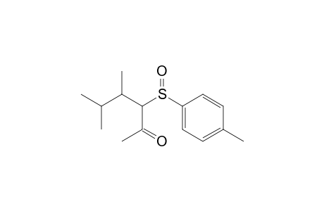 4,5-Dimethyl-3-(p-tolylsulfinyl)hexan-2-one