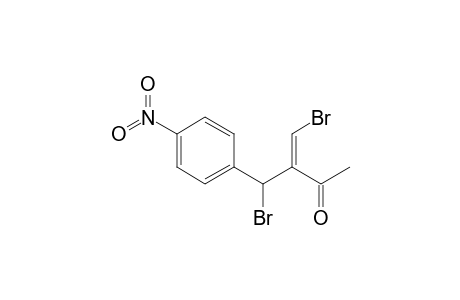 1,3-Dibromo-3-(p-nitrophenyl)-2-acetyl-1-propene