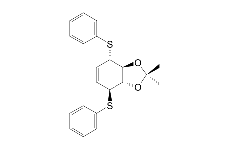 (1RS,2RS,3RS,6RS)-1,2-O-ISOPROPYLIDENE-3,6-BIS-(PHENYLTHIO)-CYClOHEX-4-ENE-1,2-DIOL