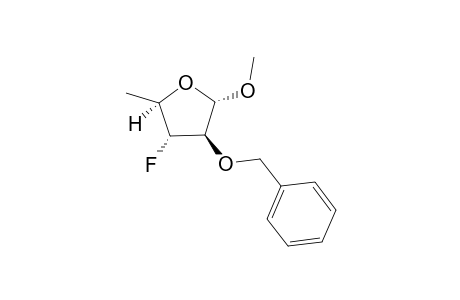 METHYL-2-O-BENZYL-3,5-DIDEOXY-3-FLUORO-ALPHA-D-ARABINOFURANOSIDE