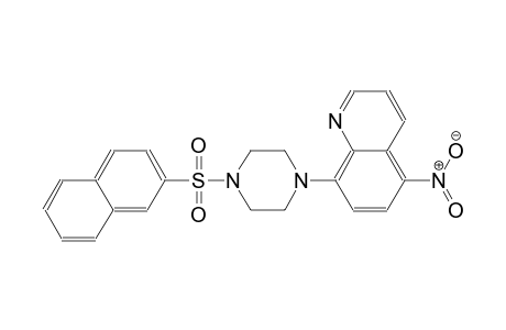 quinoline, 8-[4-(2-naphthalenylsulfonyl)-1-piperazinyl]-5-nitro-