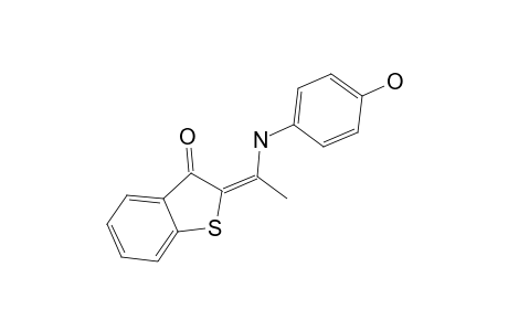 2-{1-[(4-Hydroxyphenyl)amino]ethylidene}-1-benzothiophen-3-one