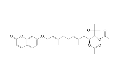 (9S*,10R*)-9,10-DIACETOXY-11-HYDROXYUMBELLIPRENIN
