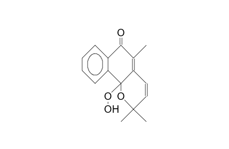 2,2,5-Trimethyl-6-oxo-2H-naphtho(1,2-B)pyran-10b-hydroperoxide