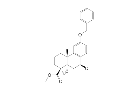 Methyl 12-Benzyloxy-7.beta.-hydroxypodocarpa-8,11,13-trien-19-oate