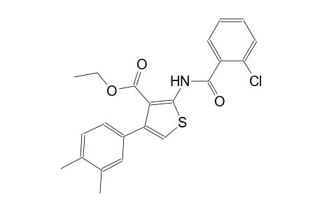 ethyl 2-[(2-chlorobenzoyl)amino]-4-(3,4-dimethylphenyl)-3-thiophenecarboxylate