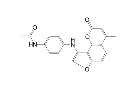 N-(4-[(4-Methyl-2-oxo-2H-furo[2,3-H]chromen-9-yl)amino]phenyl)acetamide