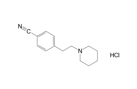4-[2-(piperidino)ethyl]benzonitrile hydrochloride