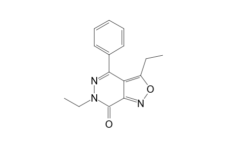 3,6-DIETHYL-4-PHENYL-ISOXAZOLO-[3,4-D]-PYRIDAZIN-7-(6H)-ONE
