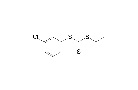 Trithiocarbonic acid, M-chlorophenyl ethyl ester