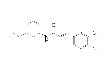 (2E)-3-(3,4-dichlorophenyl)-N-(3-ethylphenyl)-2-propenamide