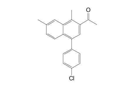 2-Acetyl-4-(4-chlorophenyl)-1,7-dimethylnaphthalene