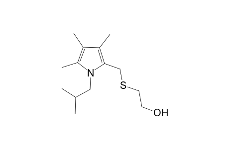 2-[2'-(Hydroxyethyl)thiomethyl]-3,4,5-trimethyl-1-(2"-methylpropyl)-pyrrole