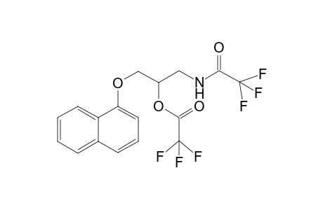 Bis-TFA derivative of deisopropyl metabolite of propranol