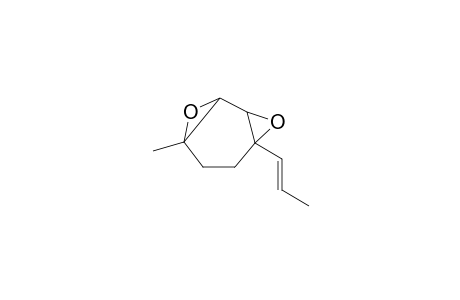 4-Methyl-7-methylethenyl-3,8-dioxatricyclo[5.1.0(2-4)]octane