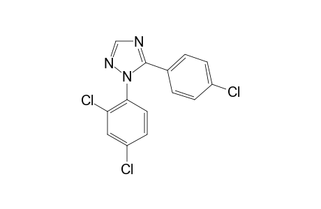5-(4-CHLOROPHENYL)-1-(2,4-DICHLOROPHENYL)-1H-1,2,4-TRIAZOLE
