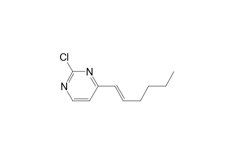 2-Chloro-4-[(E)-1'-hexenyl]pyrimidine