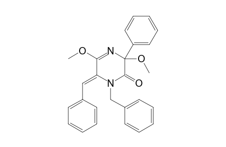 (Z)-1-BENZYL-6-BENZYLIDENE-3,5-DIMETHOXY-3-PHENYL-3,6-DIHYDROPYRAZIN-2(1H)-ONE