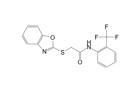 2-(1,3-benzoxazol-2-ylsulfanyl)-N-[2-(trifluoromethyl)phenyl]acetamide