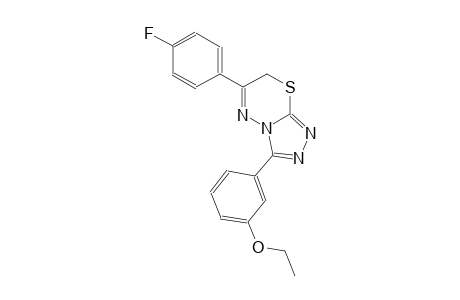 3-(3-ethoxyphenyl)-6-(4-fluorophenyl)-7H-[1,2,4]triazolo[3,4-b][1,3,4]thiadiazine