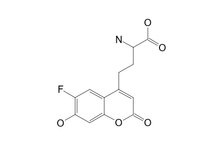 2-AMINO-4-(6-FLUORO-7-HYDROXY-2-OXO-2H-CHROMEN-4-YL)-BUTANOIC-ACID