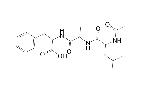 Alanine, N-[N-(N-acetyl-L-leucyl)-L-alanyl]-3-phenyl-, L-