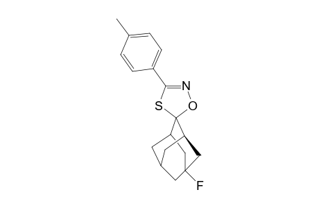 (E)-5-Fluoro-3'-(4-methylphenyl)adamantane-2-spiro-5'-(delta.(2)-1',4',2'-oxathiazoline)