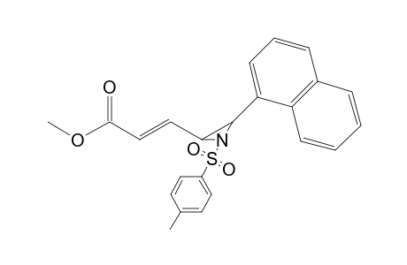 Methyl (2E)-4,5-[(4-methylphenyl)sulfonylimino]-5-(1-naphthyl)pent-2-enoate