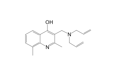 3-Diallylaminomethyl-2,8-dimethyl-quinolin-4-ol