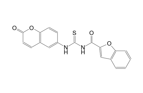 N-(1-benzofuran-2-ylcarbonyl)-N'-(2-oxo-2H-chromen-6-yl)thiourea