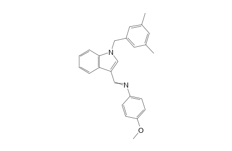 N-{[1-(3,5-Dimethylbenzyl)-1H-indol-3-yl]methylene}-4-methoxyaniline