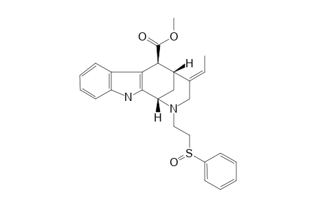 METHYL-4(E)-ETHYLIDENE-2-[2-(PHENYLSULFINYL)-ETHYL]-1,2,3,4,5,6-HEXAHYDRO-1,5-METHANOAZOCINO-[3,4-B]-INDOLE-6-BETA-CARBOXYLATE;MAJOR-ISOMER