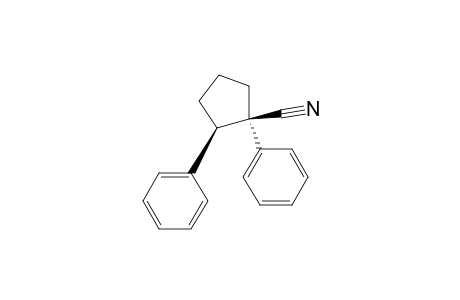 Cyclopentanecarbonitrile, 1,2-diphenyl-, cis-