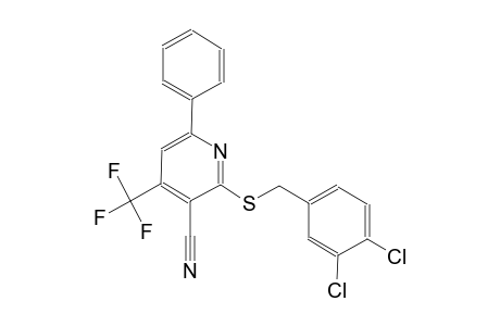 3-pyridinecarbonitrile, 2-[[(3,4-dichlorophenyl)methyl]thio]-6-phenyl-4-(trifluoromethyl)-