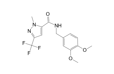 1H-Pyrazole-5-carboxamide, N-[(3,4-dimethoxyphenyl)methyl]-1-methyl-3-(trifluoromethyl)-