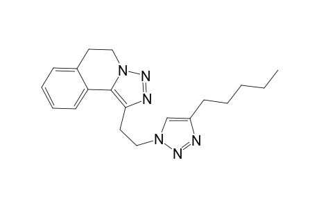5,6-Dihydro-1-[2-(4-pentyl-1H-1,2,3-triazol-1-yl)ethyl]-[1,2,3]triazolo[5,1-a]isoquinoline