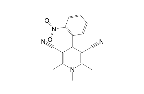 3,5-DICYANO-1,2,6-TRIMETHYL-4-(ORTHO-NITROPHENYL)-1,4-DIHYDROPYRIDINE