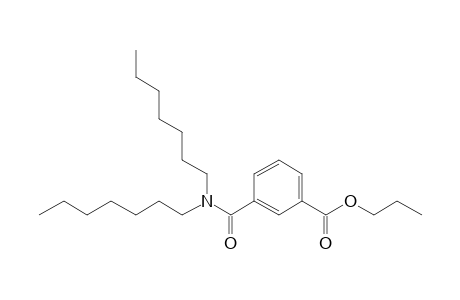 Isophthalic acid, monoamide, N,N-diheptyl-, propyl ester