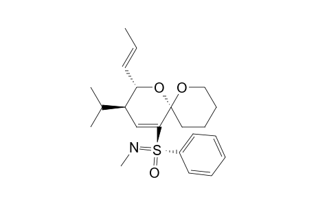(2S,3R,6R)-3-Isopropyl-5-[(R)-N-methyl-S-phenyl-sulfonimidoyl]-2-[(E)-prop-1-enyl]-1,7-dioxaspiro[5.5]undec-4-ene