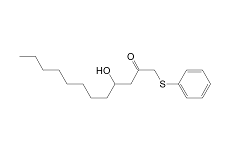 4-Hydroxy-1-phenylthio-2-dodecanone