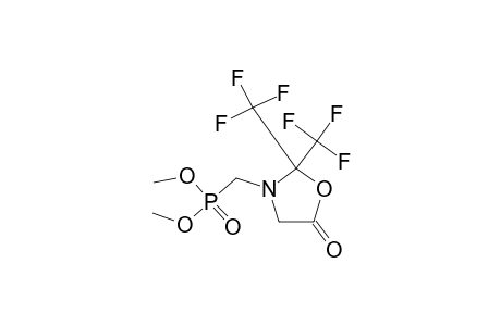 2,2-BIS-(TRIFLUOROMETHYL)-3-(DIMETHOXYPHOSPHINOYL)-METHYL-1,3-OXAZOLIDIN-5-ONE
