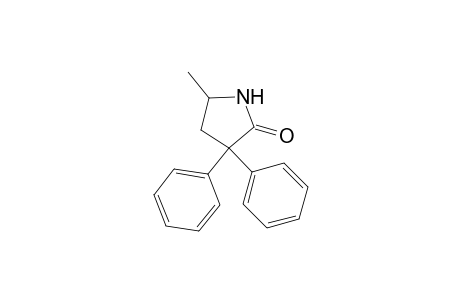 5-Methyl-3,3-diphenyl-2-pyrrolidinone