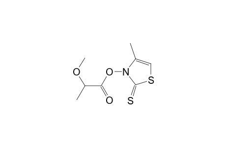 (+-)-N-(2-Methoxypropionyloxy)-4-methylthiazole-2(3H)-thione