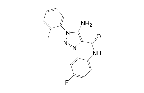 1H-1,2,3-triazole-4-carboxamide, 5-amino-N-(4-fluorophenyl)-1-(2-methylphenyl)-