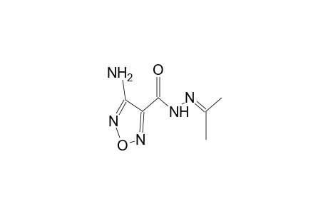 N-isopropylidene 3-aminofurazane-4-carboxylic acid hydrazide