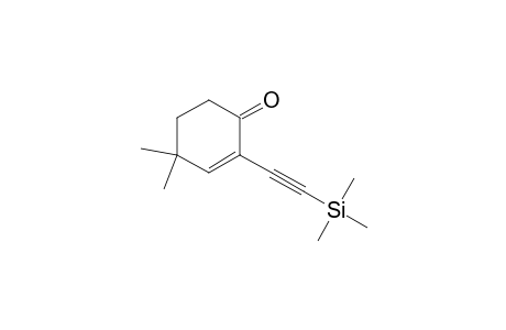 4,4-Dimethyl-2-[2'-(trimethylsilyl)ethynyl]cyclohex-2-enone